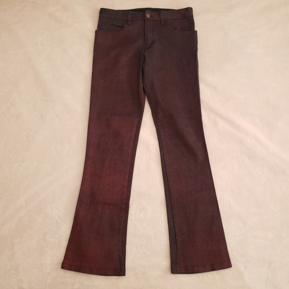 Lip Service Denim - Lip Service Red Metallic Punk Goth Bootcut Jeans Women's Size 30
